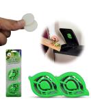 HOVUK Trash Can Freshener | 2-Pack Apple Scent Odor Remover for Kitchen Waste Buckets | Air Freshener & Self-Adhesive | Eco-Friendly Green Color - Buy Online on GoSupps.com