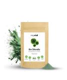Myvial Bio Chlorella Powder 100g - Vegan Additive-Free Plastic-Free Rich in Vitamin B12 & Iron - Premium Chlorella Vulgaris Algae Powder for Optimal Health - Buy Online on GoSupps.com