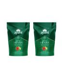 Ayumi Herbal Henna with 9 Himalayan Herbs - Conditioning Treatment (2 x 150g) | International Shipping Available - Buy Online on GoSupps.com