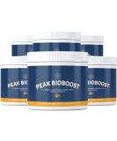 Peak Biome Peak BioBoost - 6 Pack Prebiotic Fiber Supplement for Metabolism | Easy to Dissolve Unflavored Fiber Powder | Non-GMO | 6-Month Supply 180 Servings | Gluten, Soy, Dairy Free - Buy Online on GoSupps.com