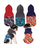 Buy BPS Waterproof Rain Jacket for Pets | Hooded XL Dog Jacket in Decorative Blue | 100% Polyester Sizes for Small to Large Dogs | BPS-1617AZ - Buy Online on GoSupps.com