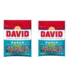 David Sunflower Seeds Roasted & Salted Ranch 5.25oz Bag - Pack of 2 - Buy Online on GoSupps.com
