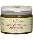 Shea Moisture Jamaican Black Castor Oil Max Hold Gel - Strengthen & Restore 12 oz - International Shipping Available - Buy Online on GoSupps.com