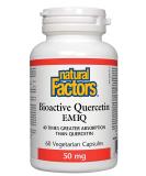 Natural Factors Bioactive Quercetin EMIQ 50 mg 60 Vegetarian Capsule - Buy Online on GoSupps.com