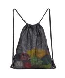 Small Black Mesh Drawstring Bag for Beach & Swimming Equipment | Heavy Duty Sport Storage - Buy Online on GoSupps.com