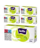 Bella Tampo Super Tampons - Easy Twist System Pack of 5 (80 Pieces) | Ideal for Beginners | International Shipping - Buy Online on GoSupps.com