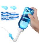 Neti Pot Kit for Adult & Kid - Nasal Irrigation Wash Bottle with Sinus Rinse Salt Packets - Buy Online on GoSupps.com