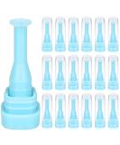 10 Pack Hard Contact Lens Remover & Inserter - Suction Cup for RGP & Scleral Lenses (Blue) - International Shipping Available - Buy Online on GoSupps.com