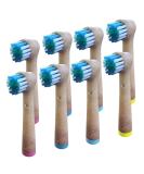 Biodegradable Replacement Toothbrush Heads for Oral-B | 8 Eco-Friendly Soft Electric Brush Heads for Sensitive Teeth - Buy Online on GoSupps.com