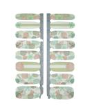 Premium Nail Foils - Ultra-Thin Self-Adhesive Nail Art Wraps | Natural Symbols | White & Green Patterns for All Nail Types - Buy Online on GoSupps.com