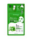 BIOAQUA 3 Step Facial Mask Set - Amino Acid Cleanser Essence Lotion & Aloe Vera Anti-Aging Face Masks (5 Pack - Buy Online on GoSupps.com