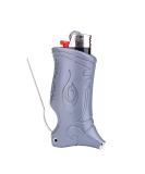 Toker Poker 2.0 - Grey BIC Lighter Sleeve & Multi Tool | All-in-One Camping Tool - Shop Internationally! - Buy Online on GoSupps.com