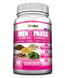 Herbal Menopause Support Complex for Hot Flashes Night Sweats & Mood Swings Relief - Natural Hormone Balance with Black Cohosh, Dong Quai, Licorice Root & Kelp - 60 Veggie Caps - Buy Online on GoSupps.com