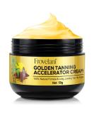 Tanning Accelerator Cream Golden Tan Accelerator for Outdoor Sun and Tanning Beds Natural Ingredients Tanning Cream for Sunbeds & Outdoor Sun Achieve a Natural Tan Skin 100g (2PCS 50g) - Buy Online on GoSupps.com