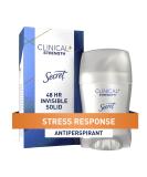 Secret Clinical Strength Clear Gel Deodorant Stress Response 1.6 Oz (Pack of 2) - Long-Lasting Stress Protection - Buy Online on GoSupps.com