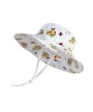 LANGZHEN Baby Girls Sun Protection Hat with Chin Strap Giraffe 6-12 Months - Buy Online on GoSupps.com