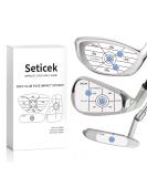 Seticek Golf Impact Tape Set - 300Pcs for Sweet Spot Analysis | Golf Club Stickers for Woods, Irons, Putters | Training Aid for Ball Striking | Right-Handed Golfer - Buy Online on GoSupps.com