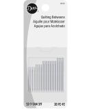 Dritz 3045 Quilter's Betweens Hand Needles Size 3/9 (20-Count) - Nickel Finish - Buy Online on GoSupps.com
