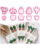 KEOKER Clay Cutters - 10 Cactus and Potted Plant Shapes for Polymer Clay Earrings and Jewelry Making - Buy Online on GoSupps.com