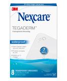 Nexcare Tegaderm Waterproof Transparent Dressing, Dirtproof, Germproof, Provides protection to minor burns, scrapes, cuts, blisters and abrasions 2-3/8 Inches X 2-3/4 Inches, 8 Count One SIze 8 Count (Pack of 1) - Buy Online on GoSupps.com