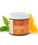 Vitamin C Face & Neck Moisturizer | Firming Eye Cream for Anti-Aging & Glowing Skin | Green Tea Hyaluronic Acid Vitamin E & Jojoba Oil - 4oz - Buy Online on GoSupps.com