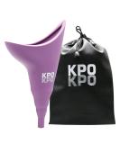KPOKPO Female Urinal - Reusable Silicone Female Urination Device for Women - Portable Pee Funnel for Outdoor Activities and Camping - Buy Online on GoSupps.com