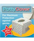 PottyCover Disposable Toilet Seat Covers (6 Pack) - Hygienic Protection for Public Restrooms - Buy Online on GoSupps.com