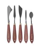 MEEDEN 5-Piece Stainless Steel Painting Knife Set for Oil & Acrylic - Palette Knives for Mixing and Scraping - Buy Online on GoSupps.com