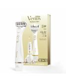 Gillette Venus Radiant Skin Moisturizing Razor with Olay Moisturizer - Ideal for Dry and Sensitive Skin - Buy Online on GoSupps.com
