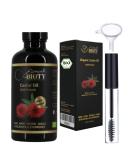 Organic Castor Oil 50ml - 100% Pure Cold Pressed for Hair Eyelashes and Beard Growth | Reduces Stretch Marks | Gift: Mascara Kit Included - Buy Online on GoSupps.com