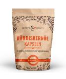 Premium Pumpkin Seed Oil Capsules - 350 High-Dose Softgels | 2000mg Daily with Vitamin E for Optimal Health - Buy Online on GoSupps.com