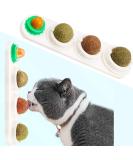 STARROAD-TIM Catnip Balls Catnip Toy for Cats Rotatable Edible Balls Natural Healthy Self-Adhesive Catnip Edible Balls White - Buy Online on GoSupps.com