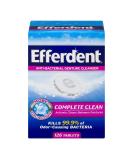 Efferdent Anti-Bacterial Denture Cleanser Tablets - 630 Tablets (126 Each, Pack of 5) - Buy Online on GoSupps.com