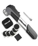 Mini Bike Pump - 120 PSI Presta & Schrader Tire Pump for Road & MTB | Silver Mini Pump - Buy Online on GoSupps.com