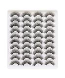 Shop Hopper 20 Pairs 3D Natural False Eyelashes | Dramatic Volume & Makeup Extensions - International Shipping - Buy Online on GoSupps.com