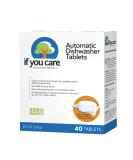 If You Care Dishwasher Tablets â€“ 40 Count â€“ Powerful, Plant Based, Concentrated, Biodegradable, Natural Dish Cleaner Detergent, Dishwashing Soap Tabs - Buy Online on GoSupps.com