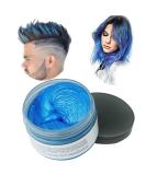 Hair Color Wax Natural Matte Hairstyle for Party Cosplay Halloween (Blue) - Buy Online on GoSupps.com