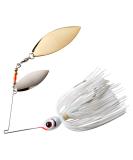 Booyah Blade Spinner-Bait Bass Fishing Lure Snow White Double Willow (3/8 Oz) - Buy Online on GoSupps.com