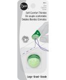 Dritz 204-L Soft Comfort Thimble - Large Green, 1-Pack - Buy Online on GoSupps.com