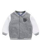 Famuka Baby Spring Jacket Baseball Suit Coat | 18-24 Months | Grey - Buy Online on GoSupps.com