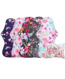 Yixing Heavy Flow Bamboo Charcoal Menstrual Pad Set - Reusable & Waterproof - Buy Online on GoSupps.com