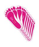240ft. Pink Spray Tan Feet Pads - 120 Pairs for Sunless Tanning - Buy Online on GoSupps.com