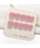 20Pcs Semi Cured Gel Nail Strips Self-Adhesive Gel Nail Stickers Long Lasting Waterproof Gel Nail Polish Wraps Salon-Quality Manicure Set for Women Girls Kids DIY Decorations - Clear Pink Gradient - Buy Online on GoSupps.com