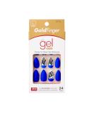 KISS Gold Finger Posh Queen Gel Glam Full Cover Nails (GF78) - Buy Online on GoSupps.com