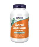 NOW Supplements Coral Calcium 1 000 mg Bone Health* Healthy pH Balance* 250 Veg Capsules 250 Count (Pack of 1) - Buy Online on GoSupps.com