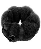 Goldrose Beauty BUN Hot Hair Bun Maker 2 Piece Set - Small & Large Doughnut Donut Buns Curler Accessory in Black - Buy Online on GoSupps.com