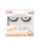 Kiss My Lash But Better Collection 1 pair of artificial eyelashes no filters natural volume fake lashes with KISS Flexi eyelash band including black eyelash glue - Buy Online on GoSupps.com