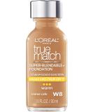 L'Oreal True Match Super-Blendable Makeup W8 Cream Café 1 fl oz (30 ml) - Buy Online on GoSupps.com