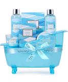 Body & Earth Spa Gift Basket for Women - 7 Pcs Ocean Scented Bath Set - Birthday Gift - Buy Online on GoSupps.com