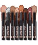 Ofanyia 8 Color Eyeshadow Stick Set | Waterproof Cream Eyeshadow Crayon | Shimmer & Matte Eye Brightener | International Shipping Available - Buy Online on GoSupps.com